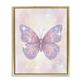 thumbnail image 1 of Stupell Industries Eclectic Delicate Disco Butterfly Gold Floating Frame Canvas Art, 17 x 21, by Lil' Rue, 1 of 8
