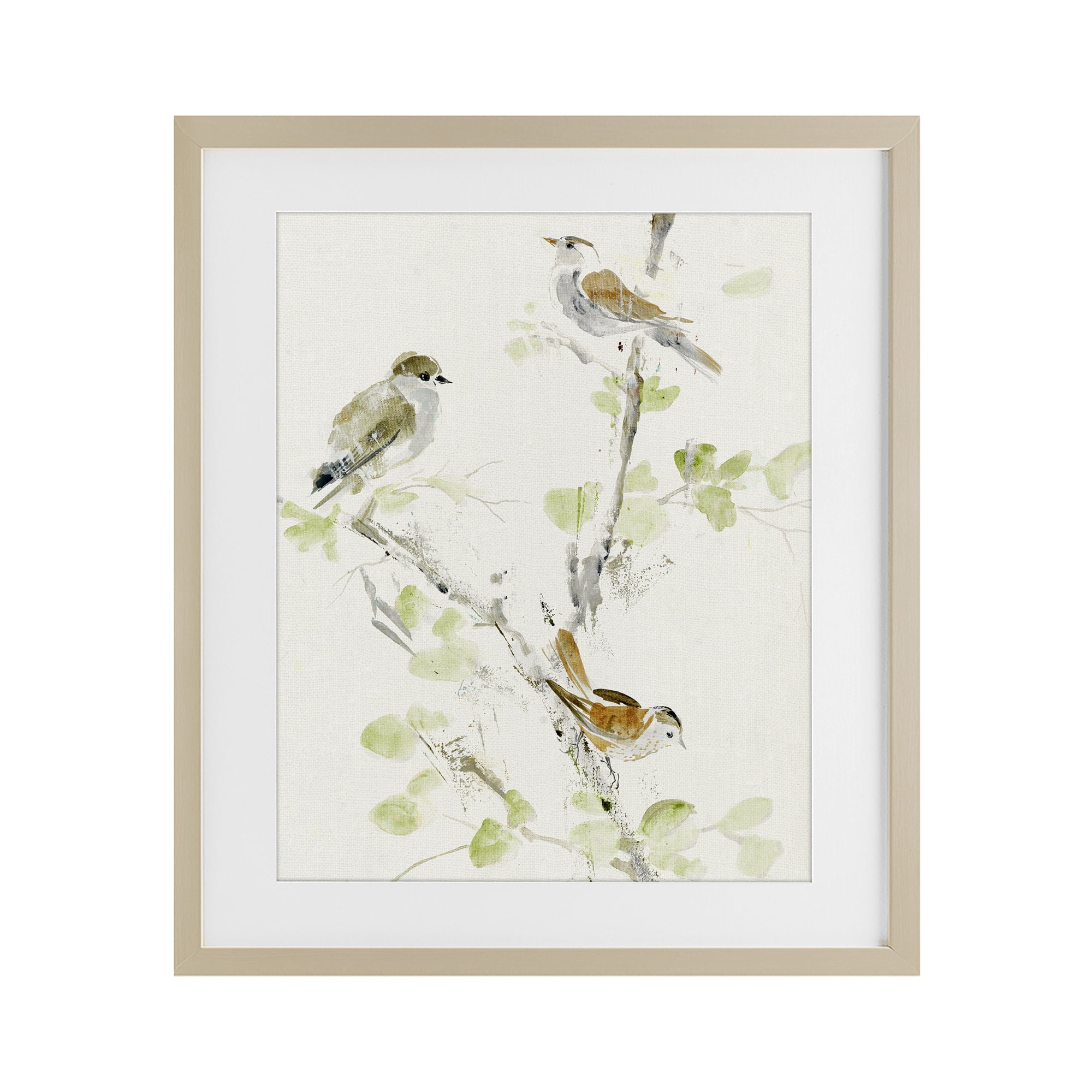 Stupell Industries Delicate Feathers Abstraction Birch Framed Print Under Glass, design by Lorenzo Collective
