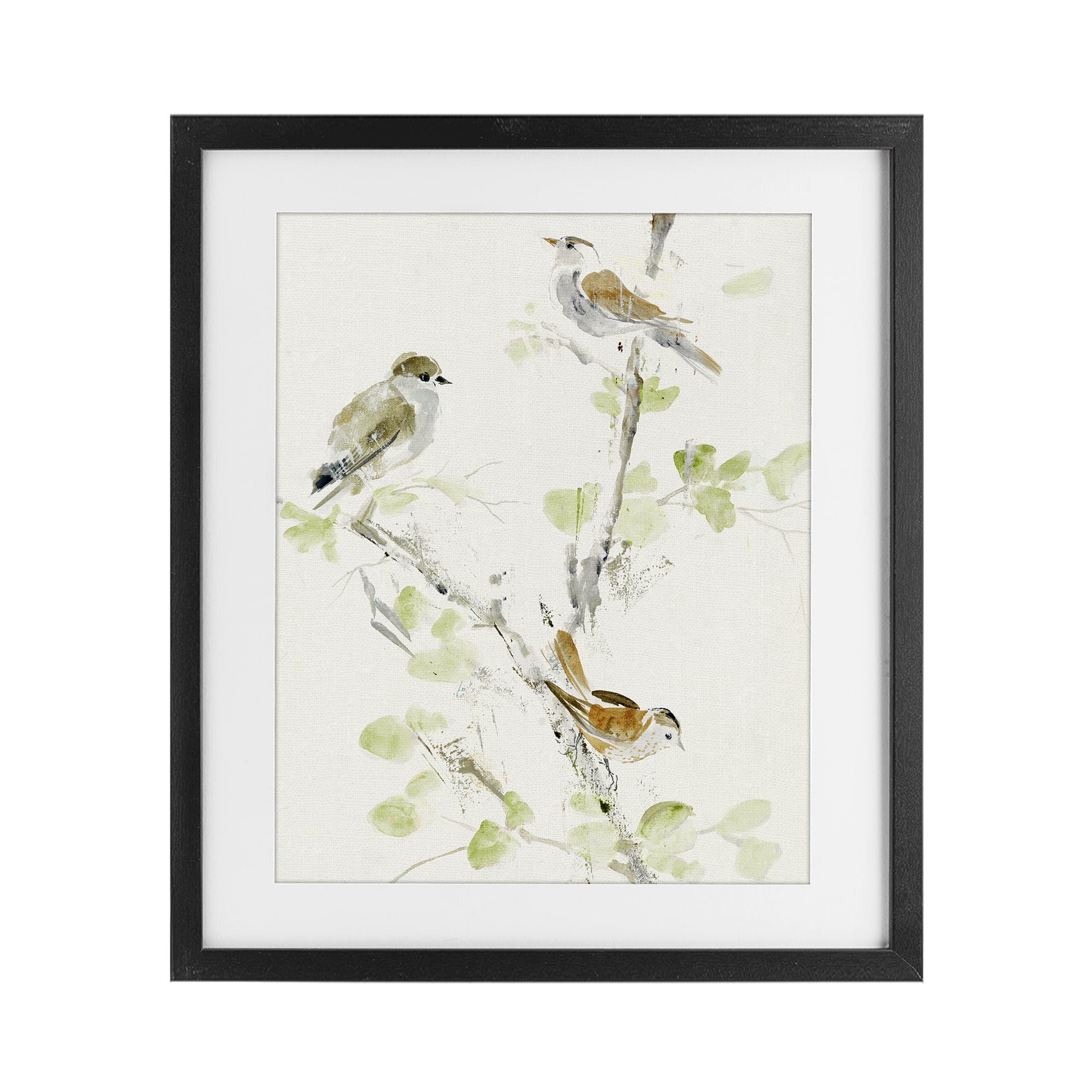 Stupell Industries Delicate Feathers Abstraction Black Framed Print Under Glass, design by Lorenzo Collective