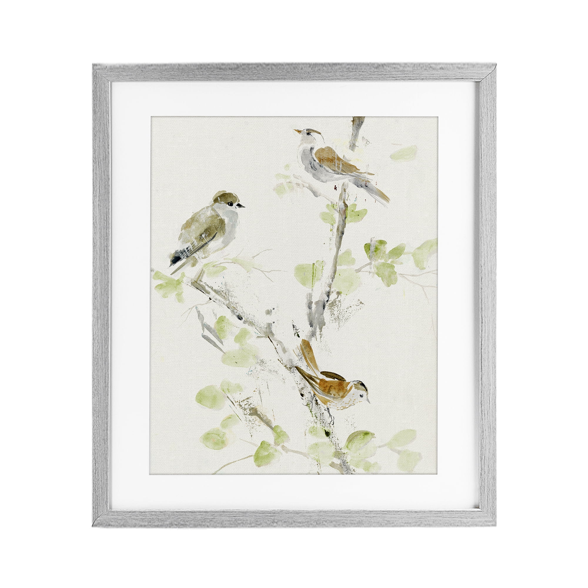 Stupell Industries Delicate Feathers Abstraction Gray Framed Print Under Glass, design by Lorenzo Collective