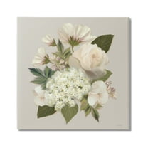 Stupell Industries Delicate Flower Blossom Arrangement Soft Mixed Botanicals Graphic Art Gallery Wrapped Canvas Print Wall Art, Design by House Fenway