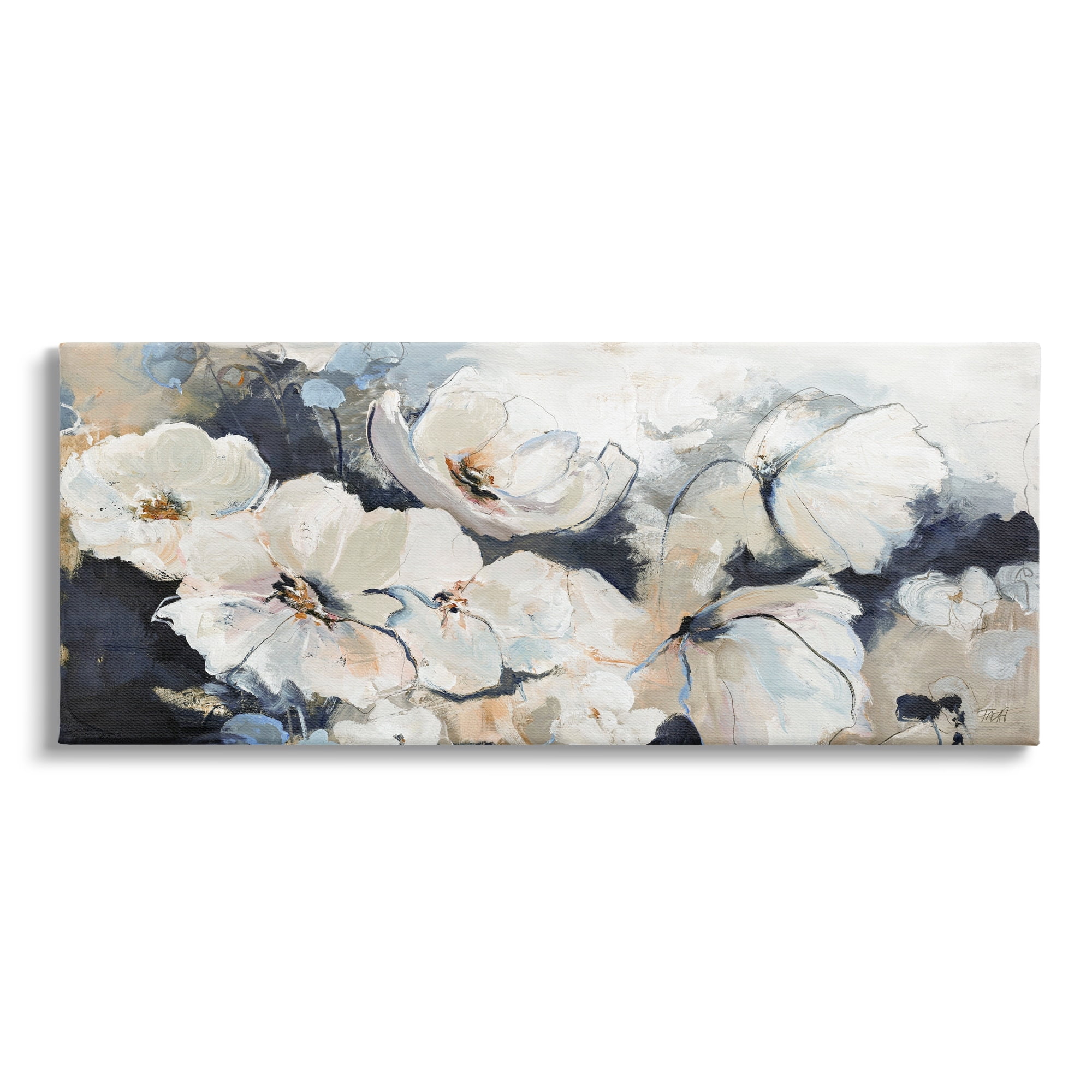 Stupell Industries Delicate Flower Petals Blooming Modern Painting Design Painting Gallery Wrapped Canvas Print Wall Art, Design by Design Fabrikken