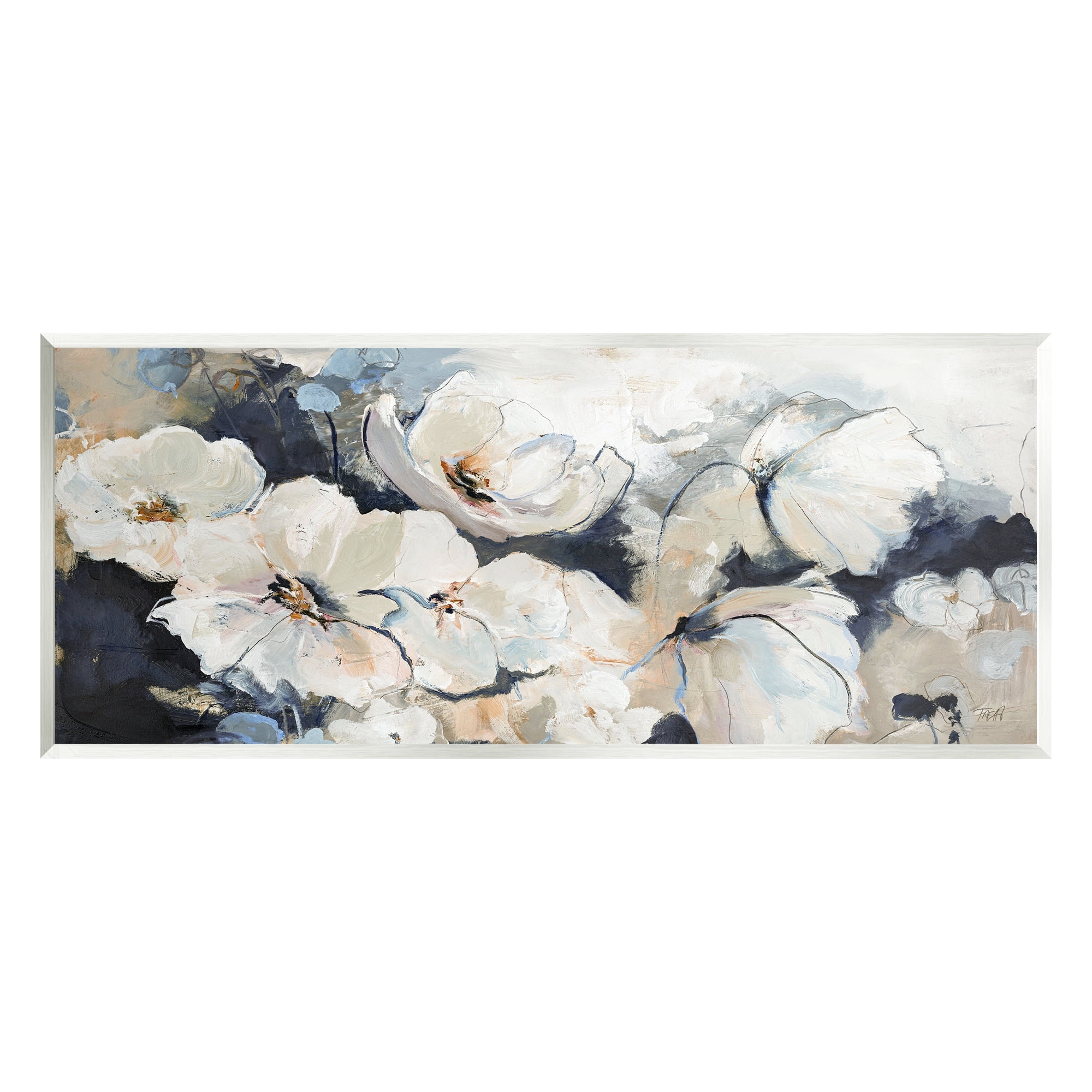 Stupell Industries Delicate Flower Petals Blooming Modern Painting Design Painting Unframed Art Print Wall Art, Design by Design Fabrikken