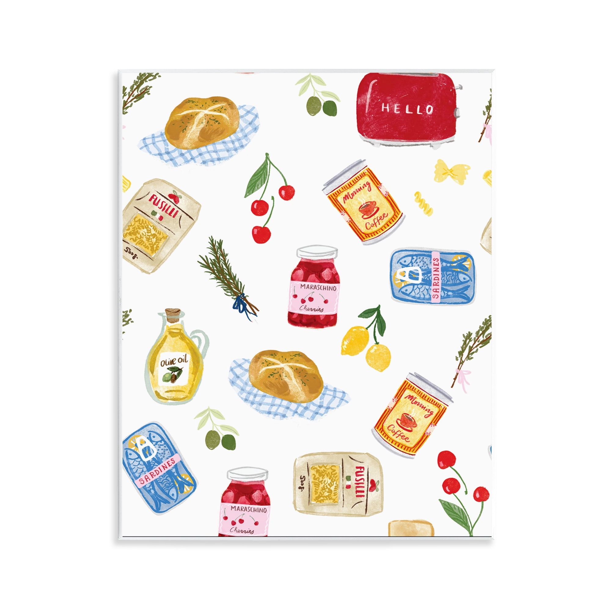 Stupell Industries Delicate Kitchen Delights Food & Beverage Painting Unframed Art Print Wall Art, 11 x 14