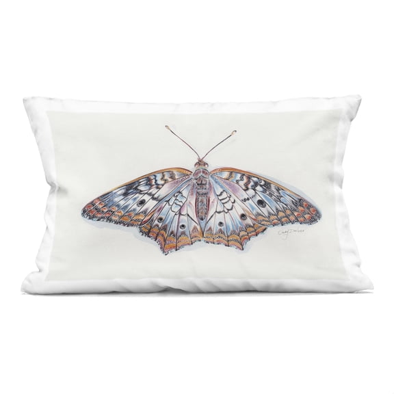 Stupell Industries Delicate Moth with Detailed Pattern Decorative Printed Throw Pillow, design by Cady Driver