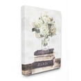 thumbnail image 1 of Stupell Industries Delicate White Florals on Parisian Bookstack Designed by Ziwei Li, 1 of 5