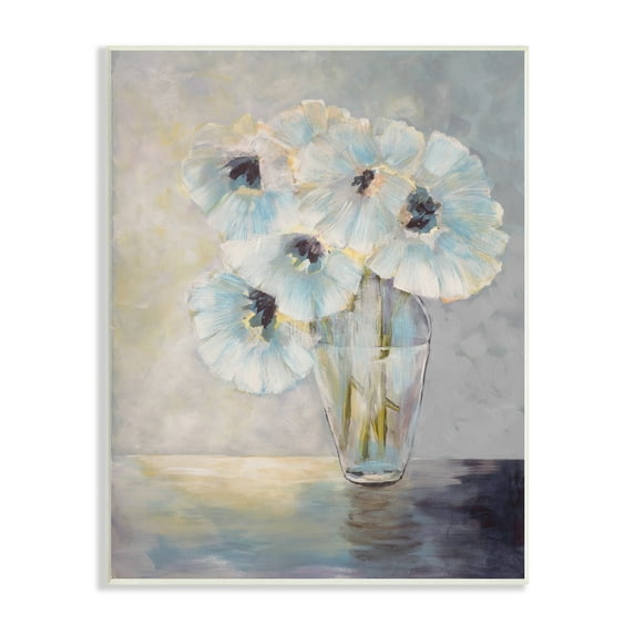 Stupell Industries Delicate White Flower Bouquet Painterly Still Life Paintings Unframed Art Print Wall Art, 13x19, by Doris Charest