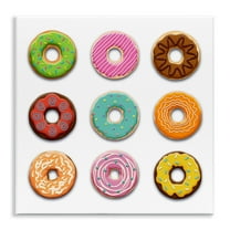 Stupell Industries Delicious Various Donuts Food & Beverage Painting Unframed Art Print Wall Art, 12 x 12