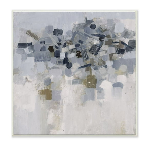 Stupell Industries Dense Soft Blue Abstracted Shapes Geometric Detail Design by Smith Haynes