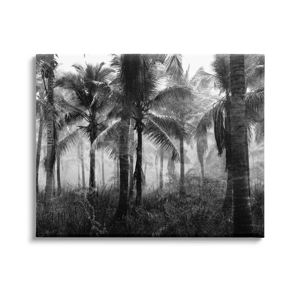 Stupell Industries Dense Tropical Palm Tree Forest Photograph Gallery Wrapped Canvas Print Wall Art, Design by Kim Allen