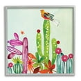 thumbnail image 1 of Stupell Industries Desert Bird on Cactus Botanical & Floral Painting Gray Framed Art Print Wall Art, 12 x 12, 1 of 9