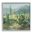 thumbnail image 1 of Stupell Industries Desert Cactus Landscape Nature Painting Gray Framed Art Print Wall Art, 24 x 24, 1 of 8