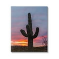 thumbnail image 1 of Stupell Industries Desert Cactus Plant Silhouette Radiant Sunset Sky Photograph Gallery Wrapped Canvas Print Wall Art, Design by Jeff Poe Photography, 1 of 7