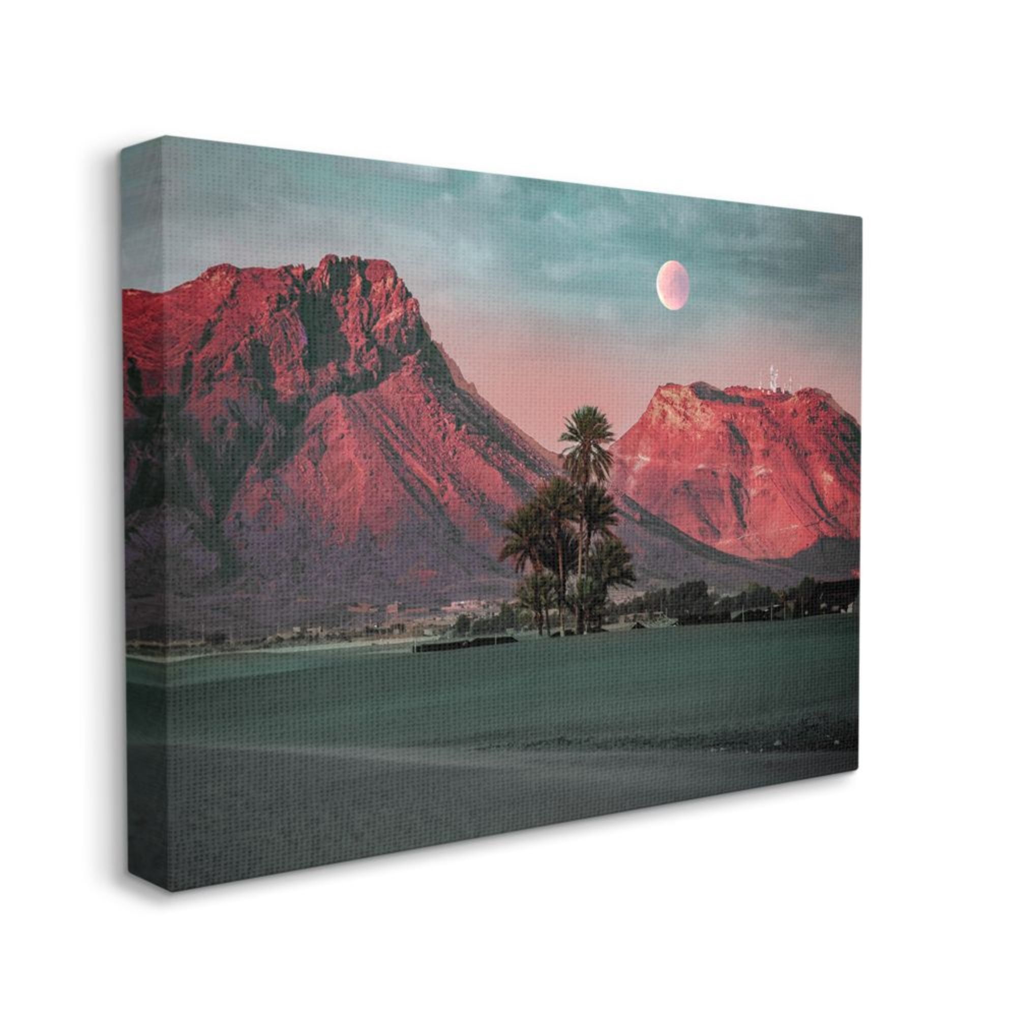 Stupell Industries Desert Canyon Landscape Warm Color Manipulation Design by Ziwei Li, 30" x 40"