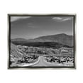 thumbnail image 1 of Stupell Industries Desert Canyon Road Landscape Photography Gray Floater Framed Canvas Art Print Wall Art, 21 x 17, 1 of 10