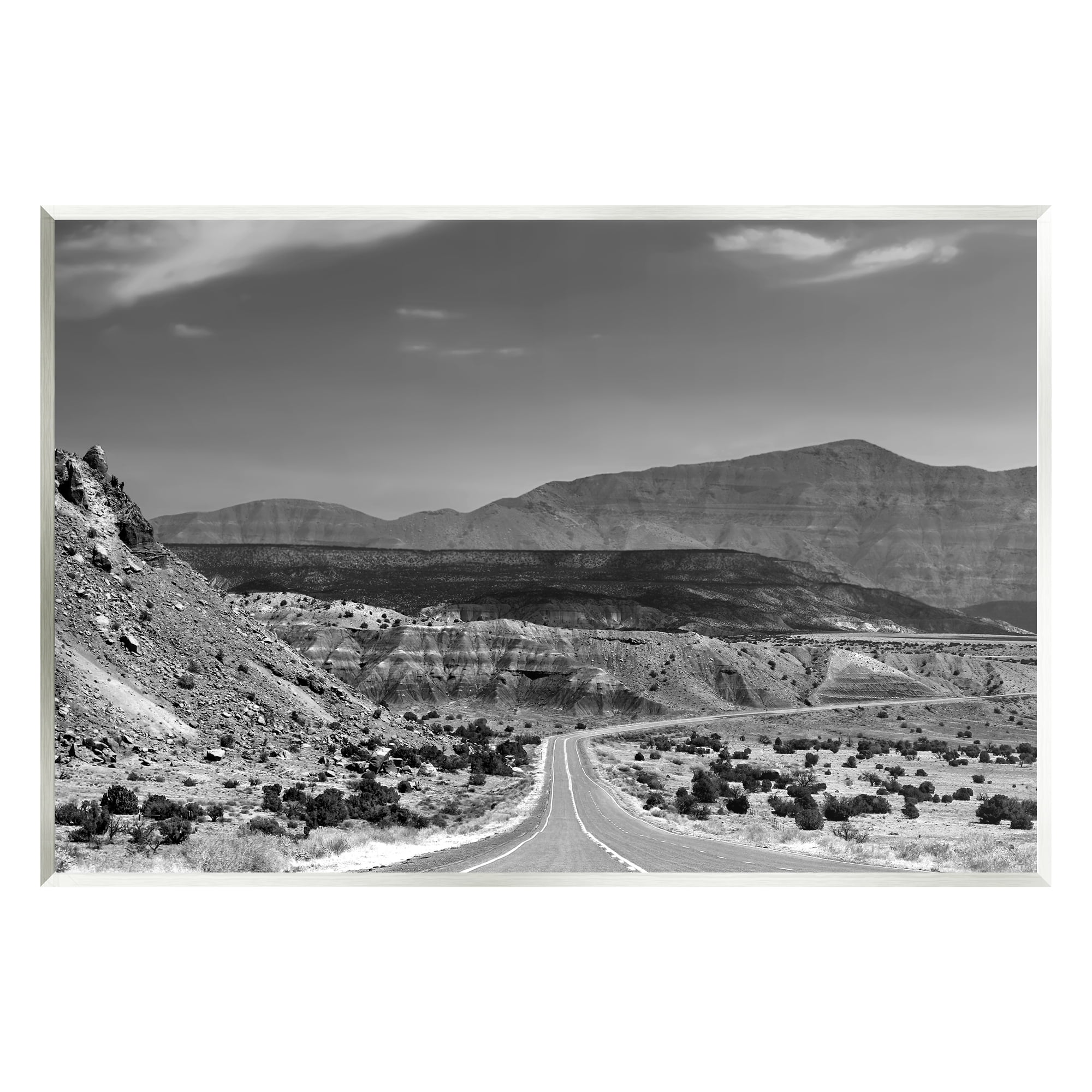 Stupell Industries Desert Canyon Road Landscape Photography Unframed Art Print Wall Art, 19 x 13