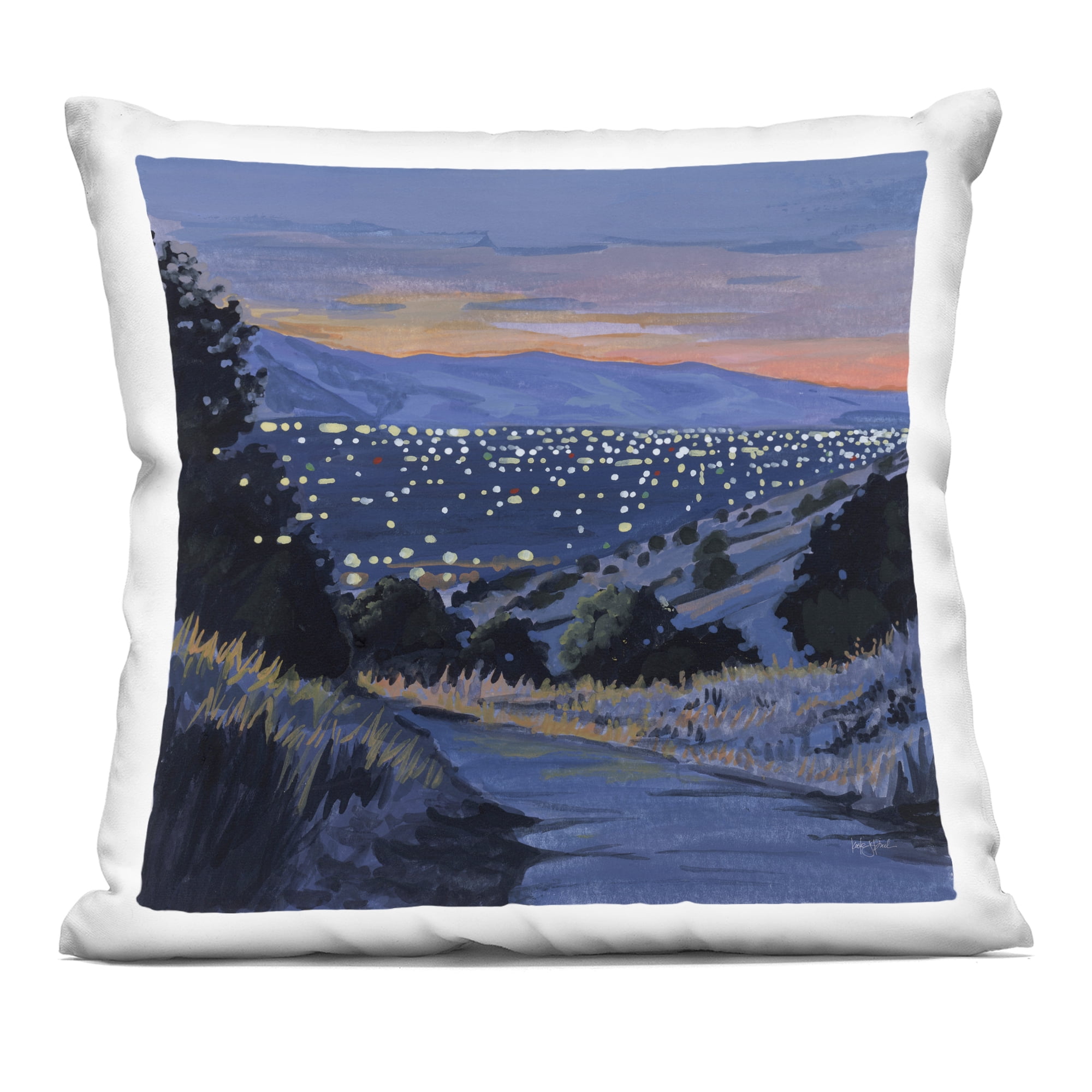 Stupell Industries Desert City Lights At Dusk Decorative Printed Throw Pillow, design by Kate Jarvik Birch
