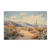 Stupell Industries Desert Dreams Winding Path Canvas Wall Art design by Nina Blue, 16 x 24