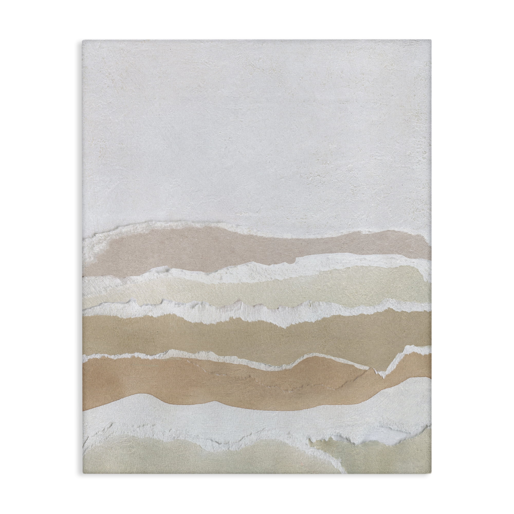 Stupell Industries Desert Dunes Abstraction Abstract Painting Gallery Wrapped Canvas Art Print Wall Art, 24 x 30