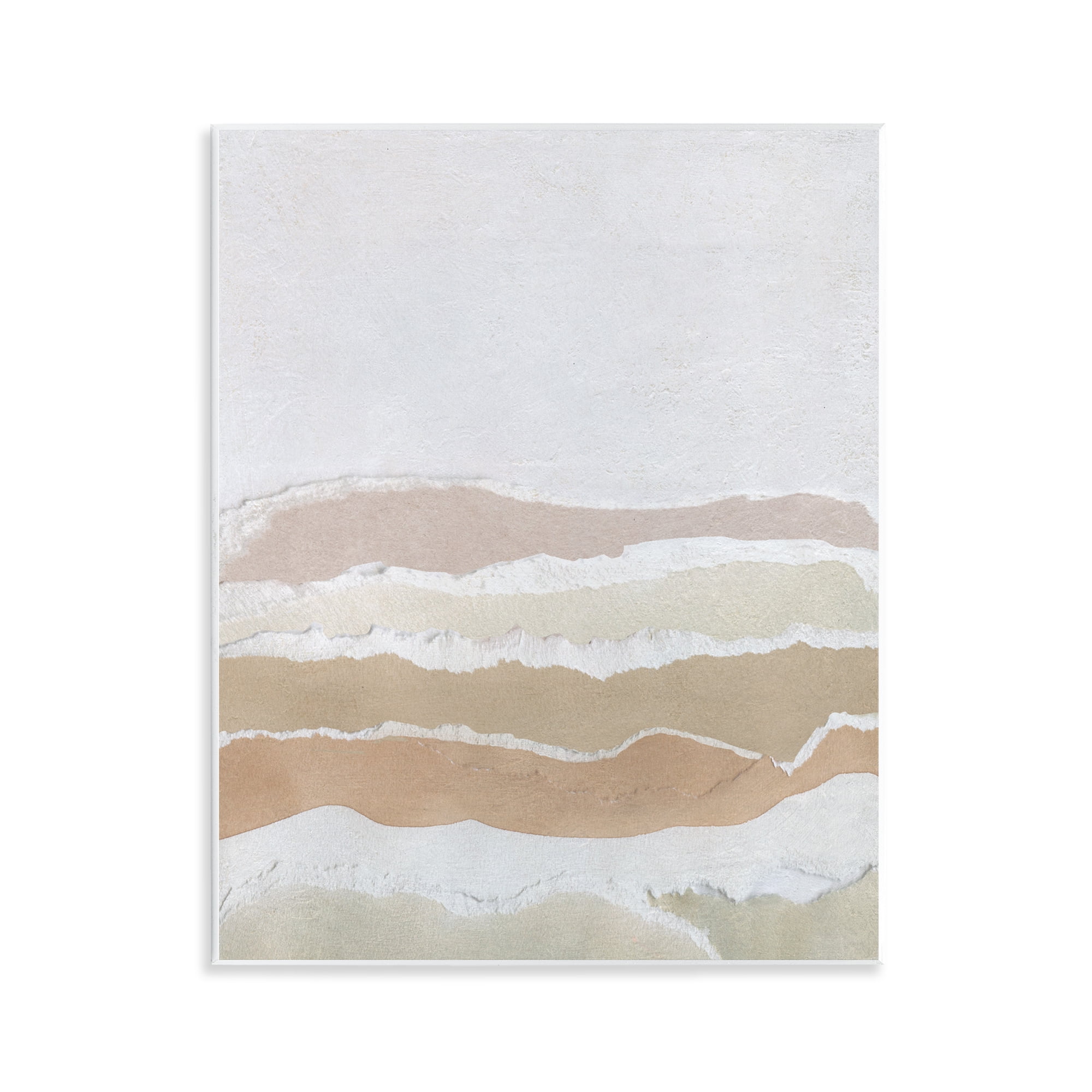 Stupell Industries Desert Dunes Abstraction Abstract Painting Unframed Art Print Wall Art, 11 x 14