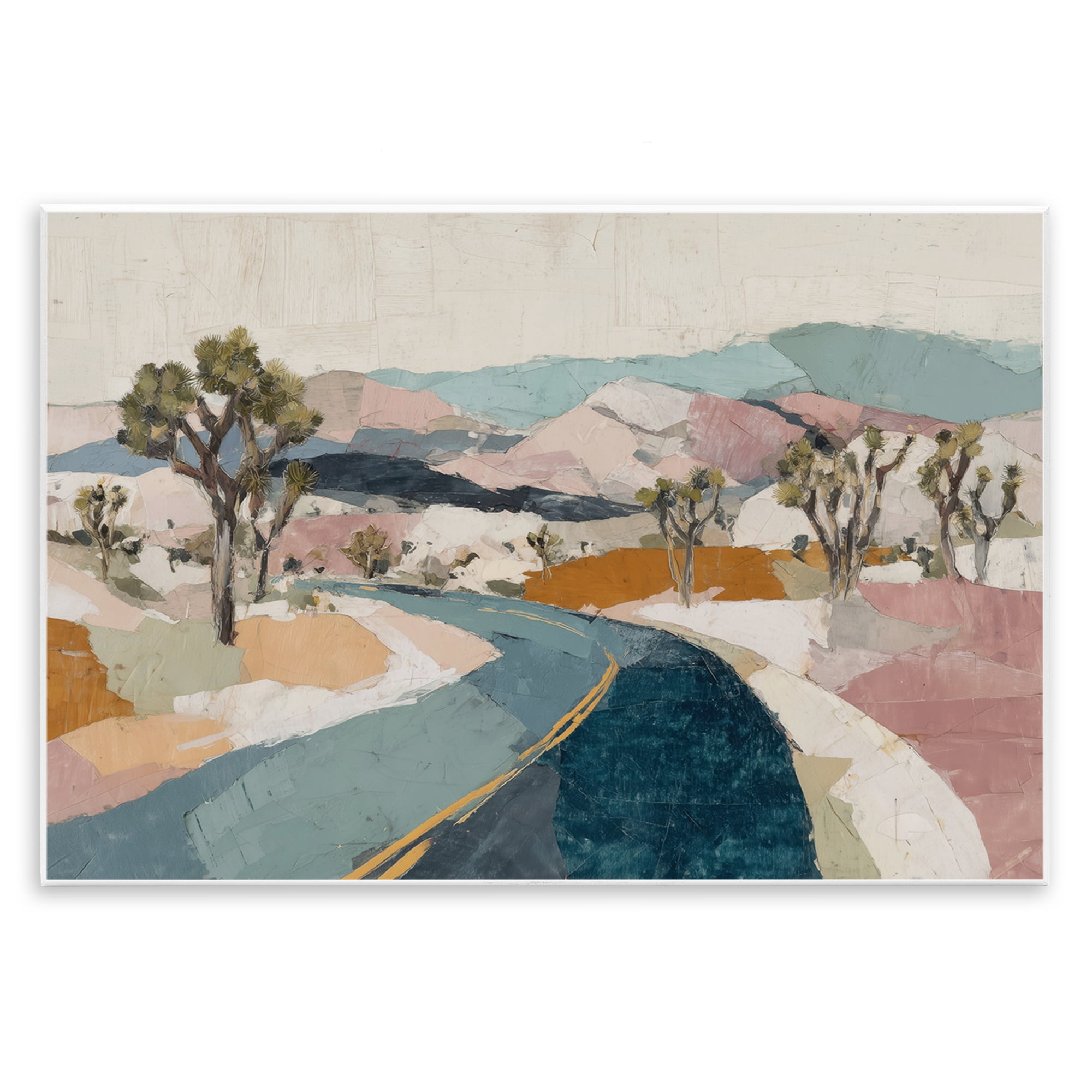 Stupell Industries Desert Highway Through Joshua Trees Wall Plaque Art, design by Chromatic Storm Studio