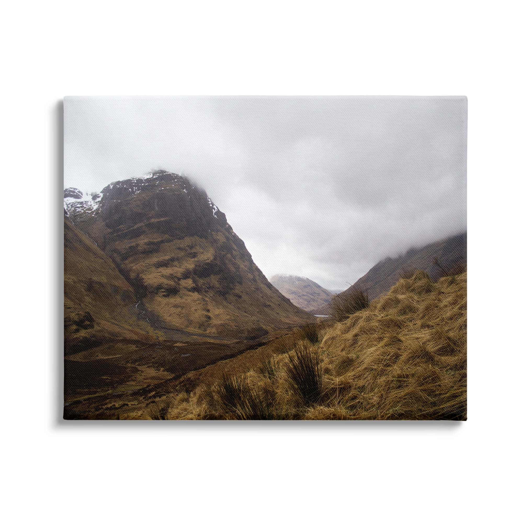 Stupell Industries Desert Hill Peaks Arid Vegetation Heavy Clouds Photograph Gallery Wrapped Canvas Print Wall Art, Design by Daphne Polselli