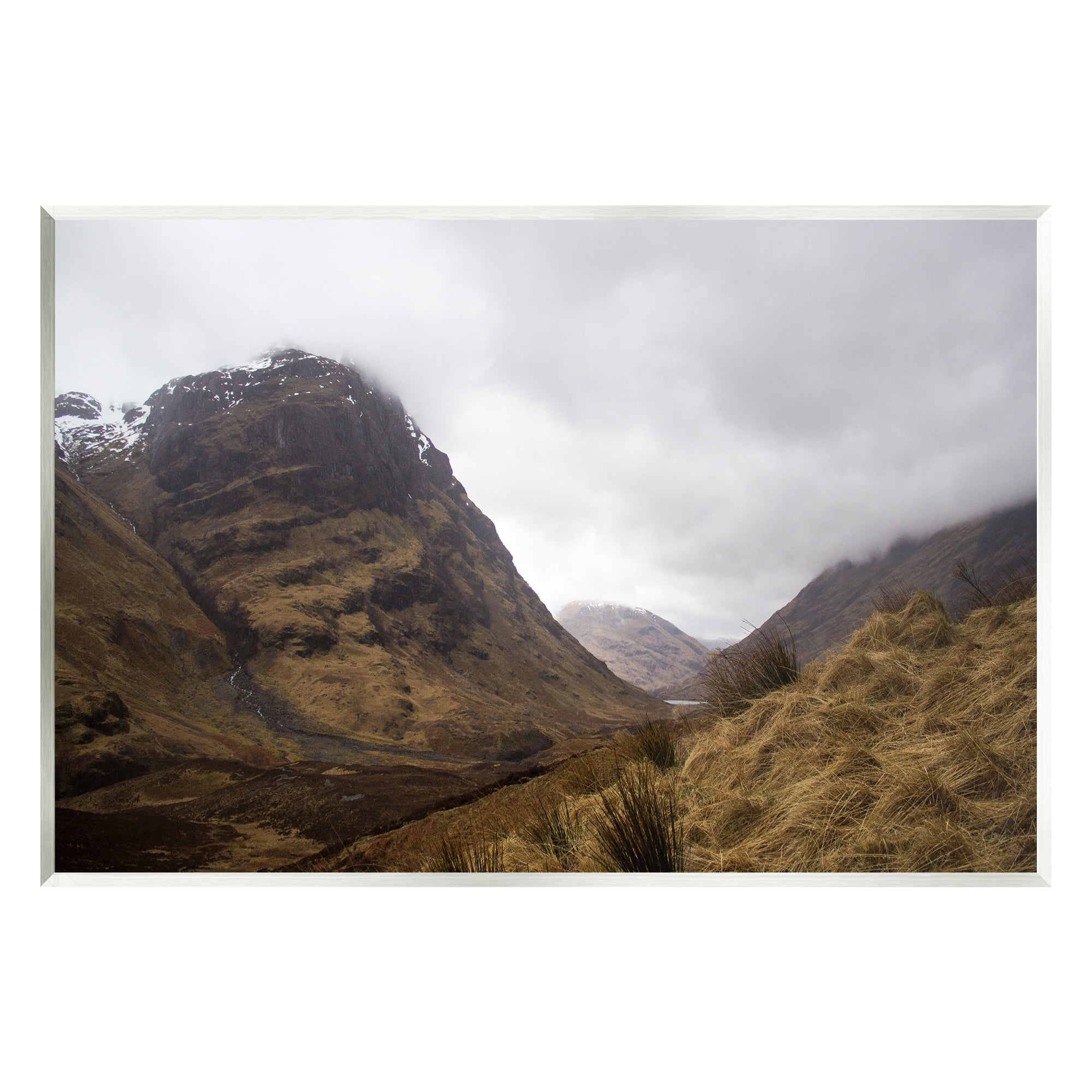 Stupell Industries Desert Hill Peaks Arid Vegetation Heavy Clouds Photograph Unframed Art Print Wall Art, Design by Daphne Polselli