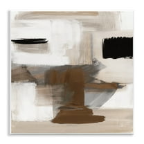 Stupell Industries Desert Impression Abstract Abstract Painting Unframed Art Print Wall Art, 12 x 12