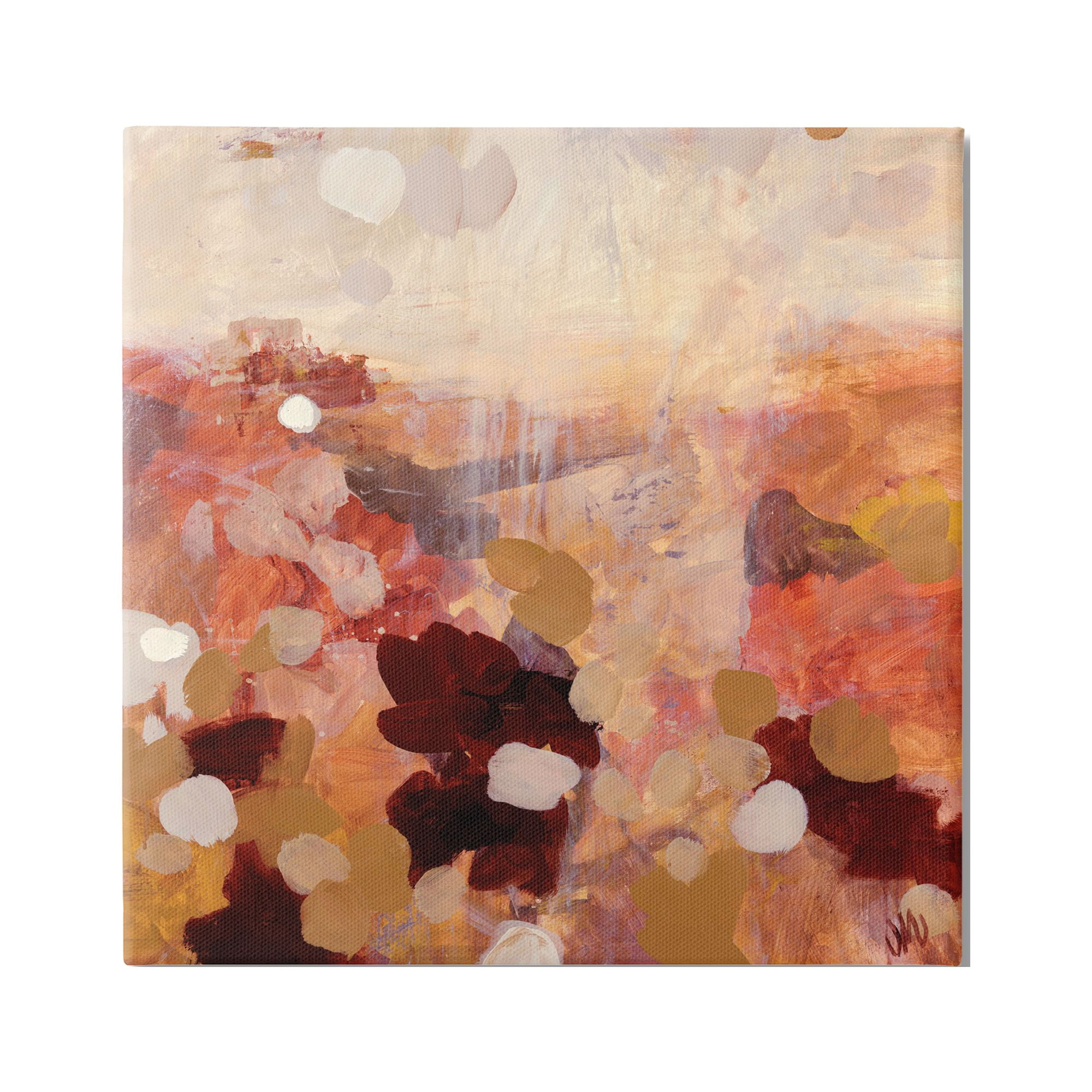 Stupell Industries Desert Landscape Abstraction Abstract Painting Gallery Wrapped Canvas Print Wall Art, 36 x 36