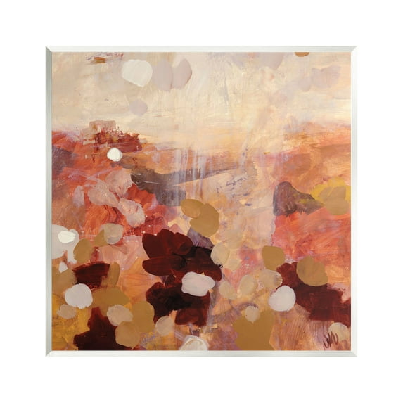 Stupell Industries Desert Landscape Abstraction Abstract Painting Unframed Art Print Wall Art, 12 x 12