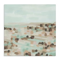 Stupell Industries Desert Landscape Impression Landscape Painting Gallery Wrapped Canvas Art Print Wall Art, 17 x 17