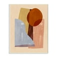 thumbnail image 1 of Stupell Industries Desert Landscape Shapes Abstracted Red Brown Paintings Unframed Art Print Wall Art, 10x15, by Annie Warren, 1 of 5