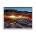 thumbnail image 1 of Stupell Industries Desert Mesa Arch Landscape Nature Photography Gray Framed Art Print Wall Art, 14 x 11, 1 of 8