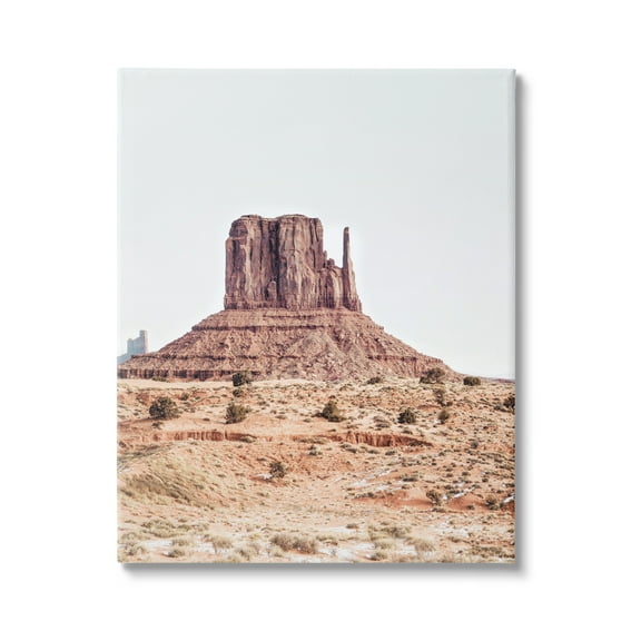 Stupell Industries Desert Mesa Photography Nature Photography Gallery Wrapped Canvas Print Wall Art, 16 x 20