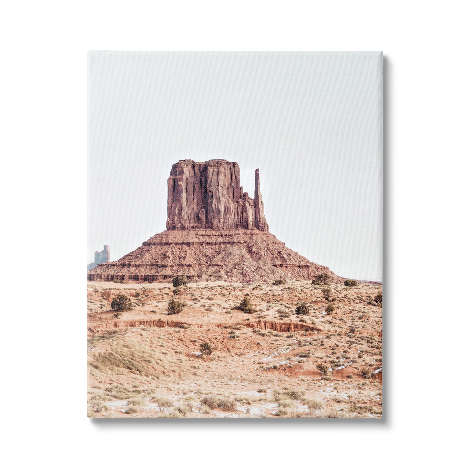 Stupell Industries Desert Mesa Photography Nature Photography Gallery Wrapped Canvas Print Wall Art, 24 x 30