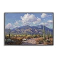 thumbnail image 1 of Stupell Industries Rustic Lodge Desert Mountains at Sunset Glow Black Framed Giclee Art, 18 x 12, by Gina Kelly, 1 of 8