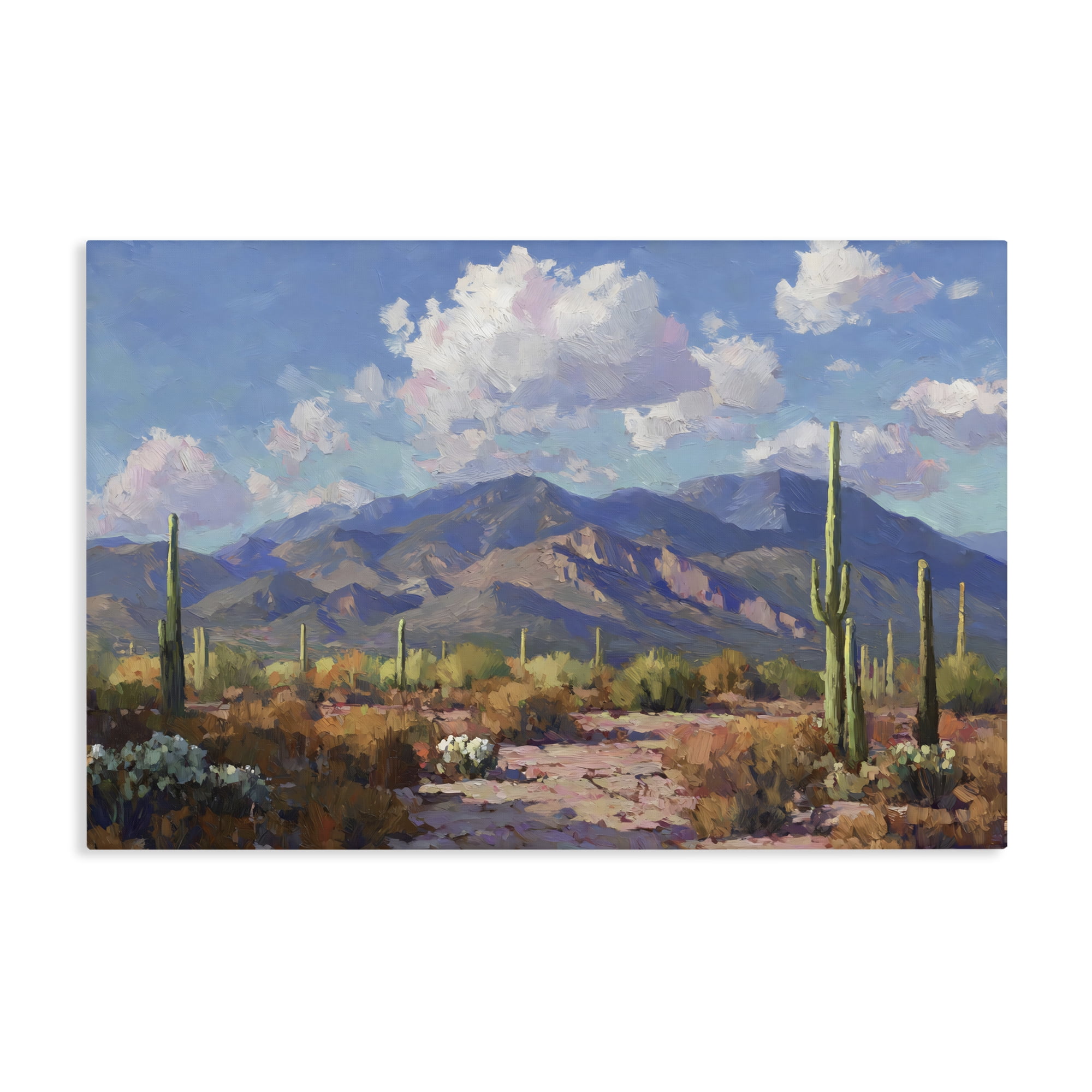 Stupell Industries Desert Mountains at Sunset Glow Canvas Wall Art, design by Gina Kelly