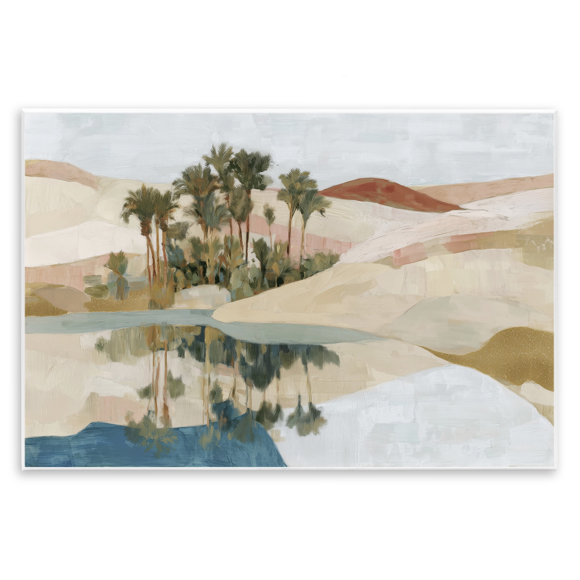 Stupell Industries Desert Oasis with Palm Reflection Wall Plaque Art, design by Chromatic Storm Studio
