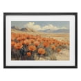 thumbnail image 1 of Stupell Industries Eclectic Desert Poppies in Valley Black Framed Print Under Glass, 20 x 14, by Gina Kelly, 1 of 8
