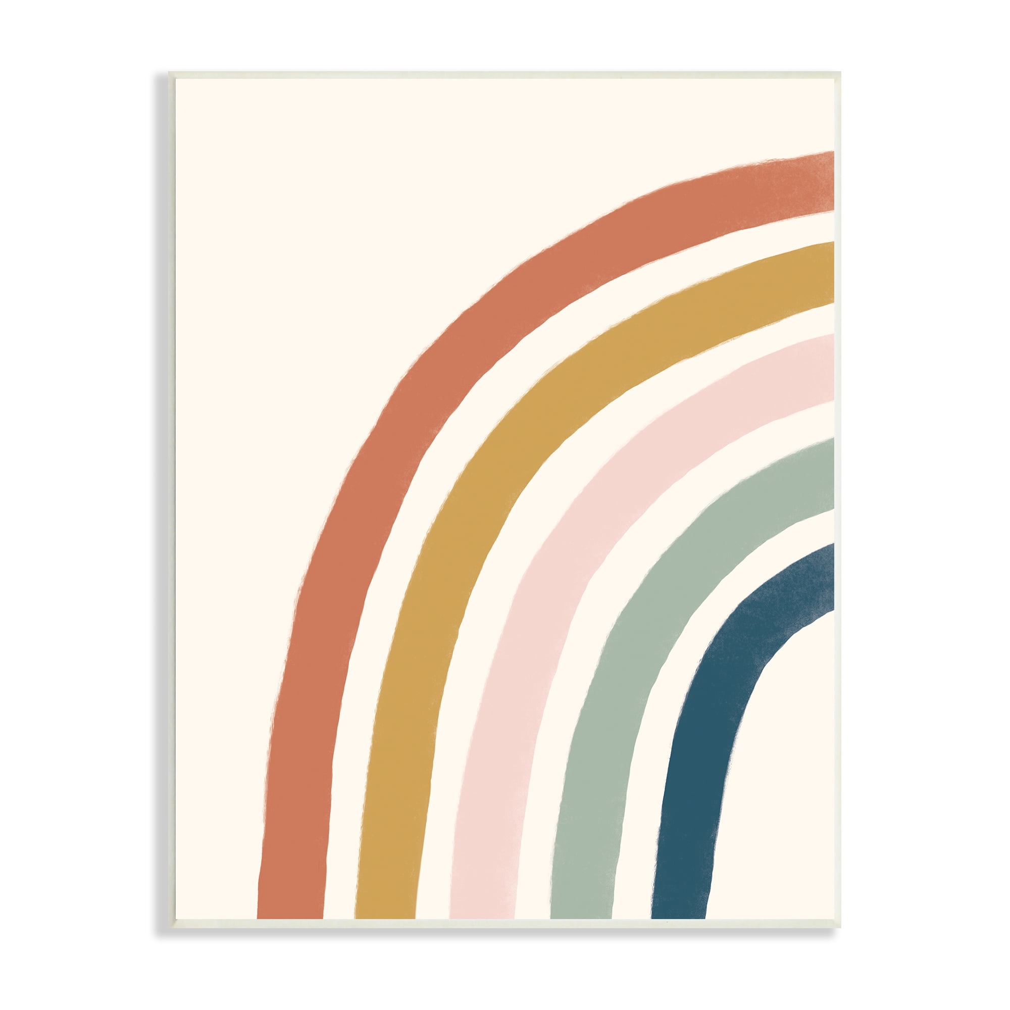 Stupell Industries Desert Rainbow Left Side Geometric Lines,13 x 19, Design by Deborah Curiel