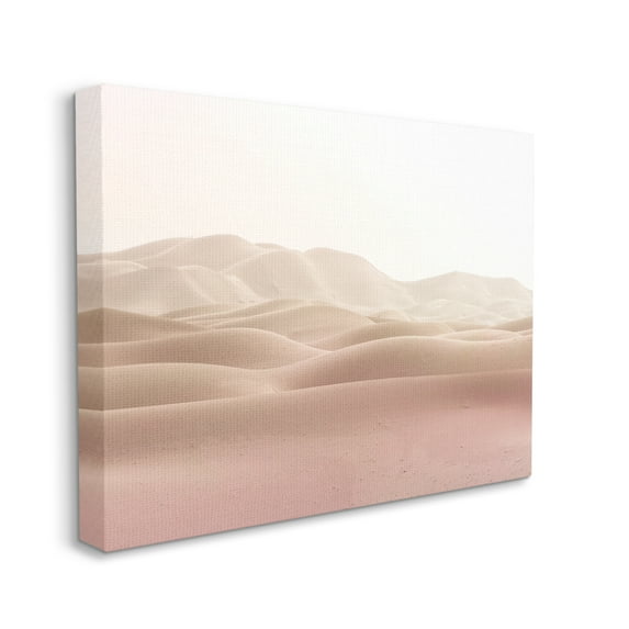 Stupell Industries Desert Sand Dunes Landscape Beige White Sky,24 x 30,Designed by Kim Allen