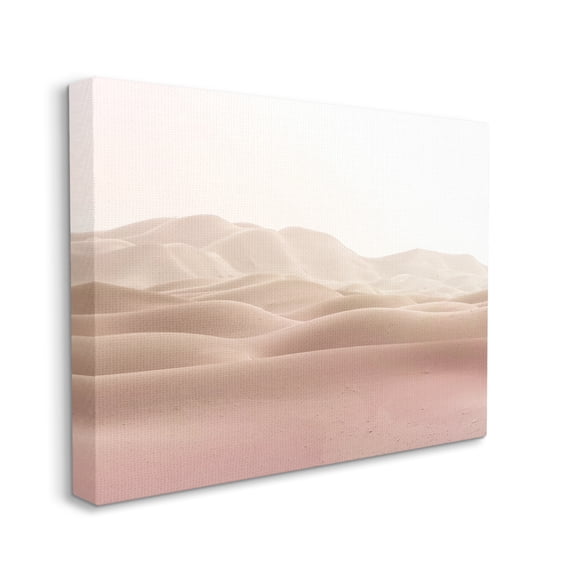 Stupell Industries Desert Sand Dunes Landscape Beige White Sky,30 x 40,Designed by Kim Allen