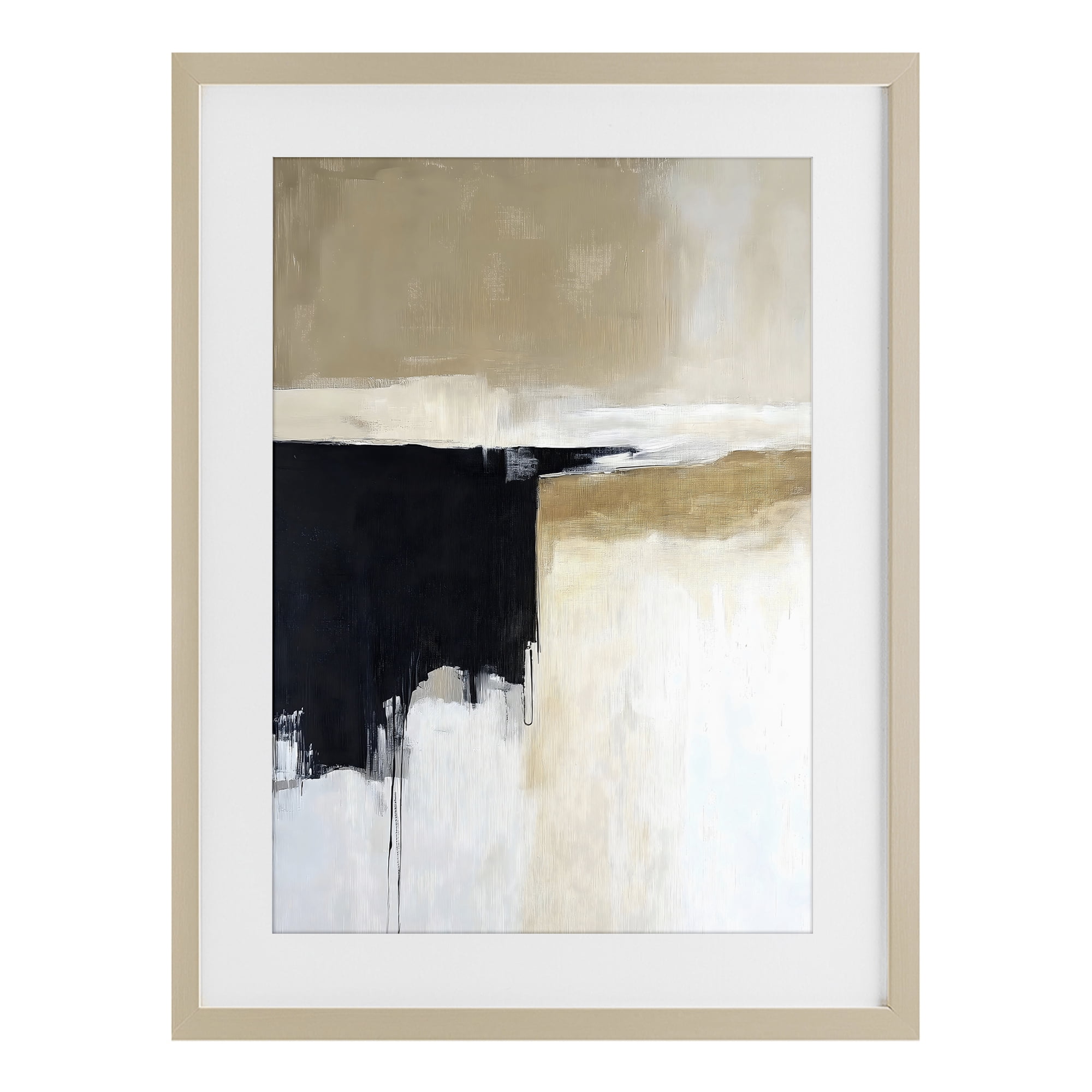 Stupell Industries Desert Shades Muted Neutrals Birch Framed Print Under Glass, design by Gina Kelly