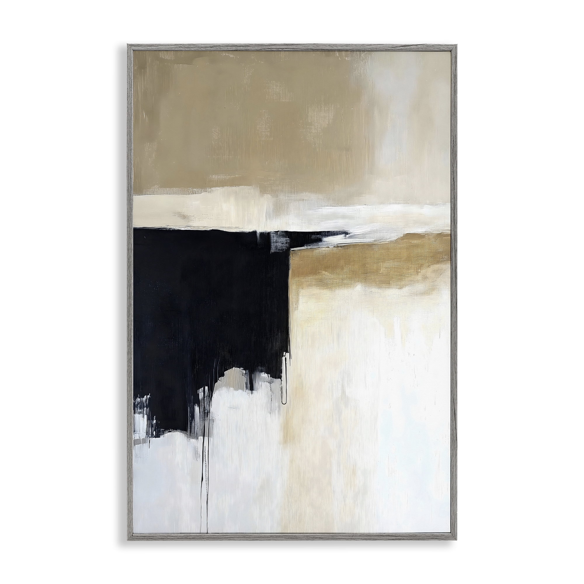 Stupell Industries Desert Shades Muted Neutrals Gray Framed Giclee Art, design by Gina Kelly