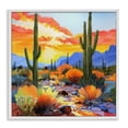 thumbnail image 1 of Stupell Industries Tropical Desert Splendor Cacti White Framed Giclee Art, 24 x 24, by John Jaster, 1 of 8