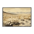 thumbnail image 1 of Stupell Industries Rustic Lodge Desert Wildflowers in Golden Valley Black Framed Giclee Art, 30 x 20, by Franklyn Gregory, 1 of 8
