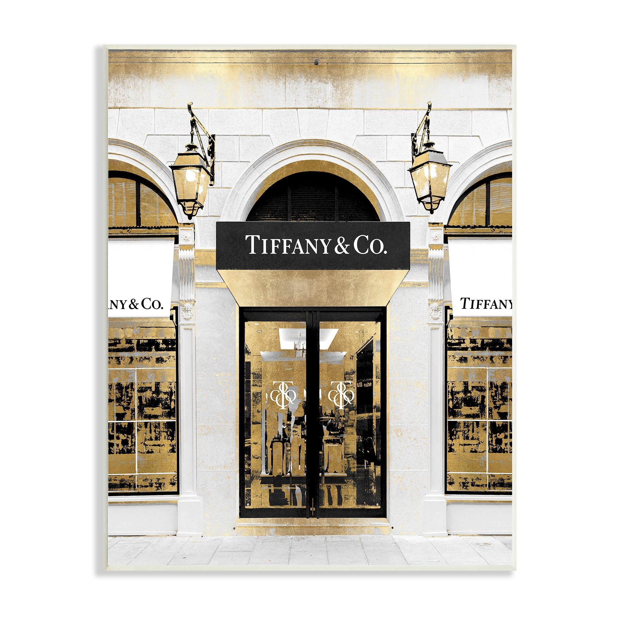 Stupell Industries Designer Jewelry Storefront Urban Glam Fashion Photography Wood Wall Art, 13 x 19, Design by Madeline Blake
