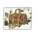 thumbnail image 1 of Stupell Industries Designer Purse with Roses Beauty & Fashion Painting White Framed Art Print Wall Art, 20 x 16, 1 of 9