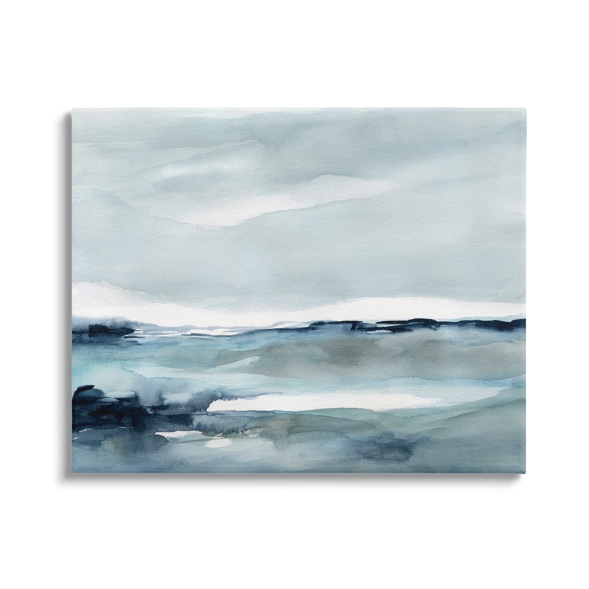 Stupell Industries Desolated Northern Polar Ocean Abstract Scenery View ,20 x 16, Design by Carol Robinson