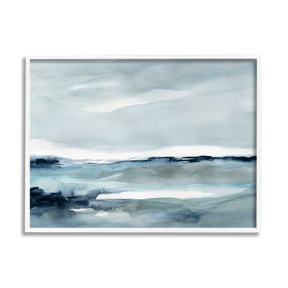 Stupell Industries Desolated Northern Polar Ocean Abstract Scenery View ,30 x 24, Design by Carol Robinson